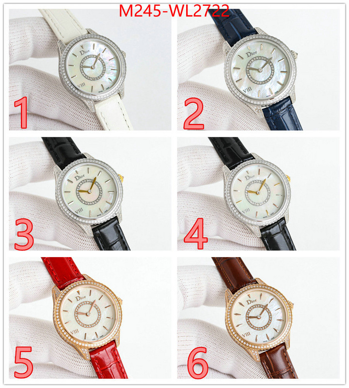 Watch(TOP)-Dior sell high quality ID: WL2722 $: 245USD
