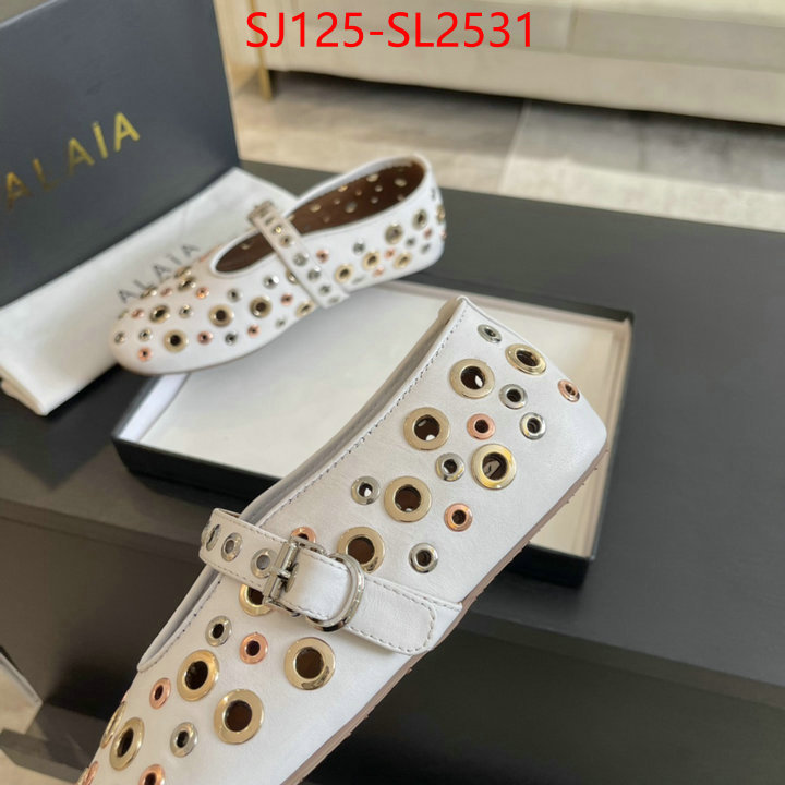 Women Shoes-ALAIA fake aaaaa ID: SL2531 $: 125USD