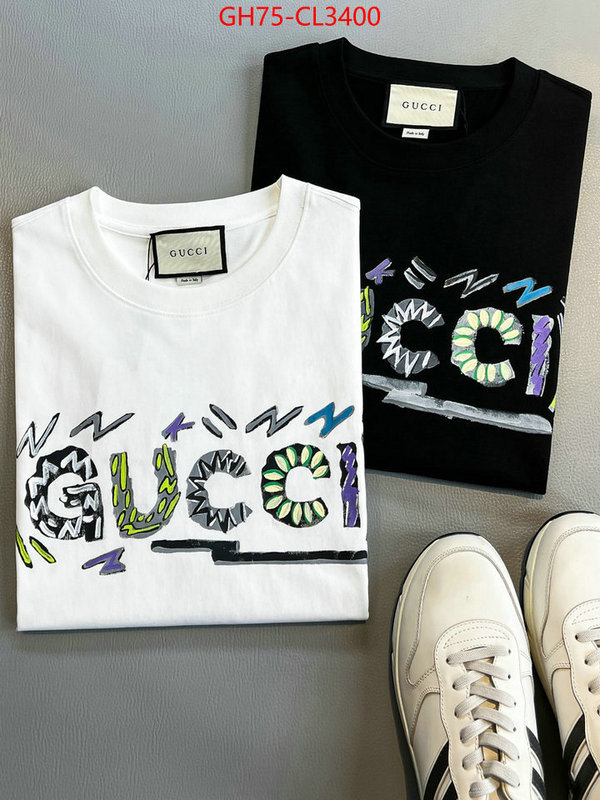 Clothing-Gucci wholesale ID: CL3400 $: 75USD