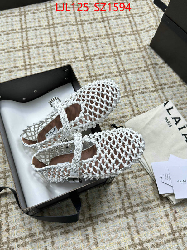 Women Shoes-ALAIA luxury fake ID: SZ1594 $: 125USD