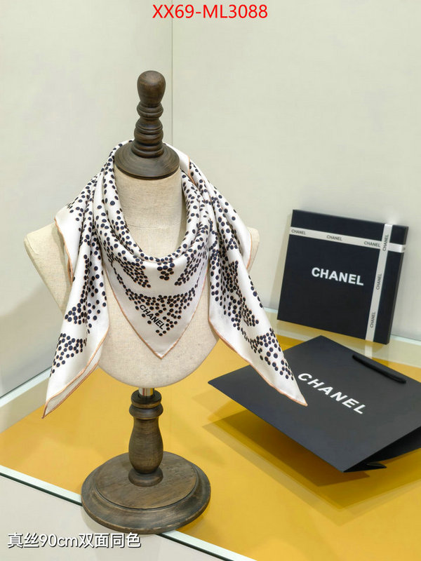 Scarf-Chanel best quality fake ID: ML3088 $: 69USD
