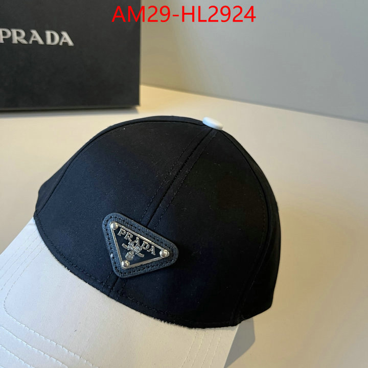 Cap (Hat)-Prada hot sale ID: HL2924 $: 29USD