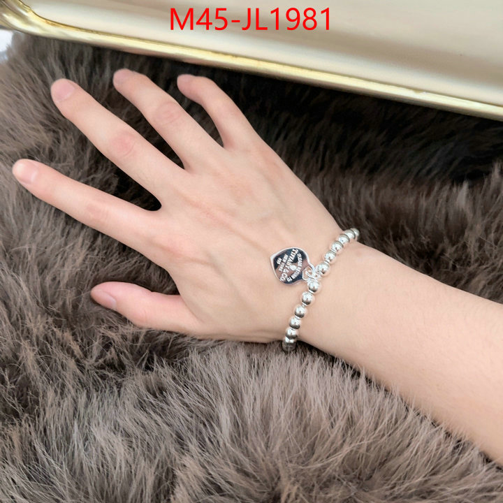 Jewelry-Tiffany fake designer ID: JL1981 $: 45USD