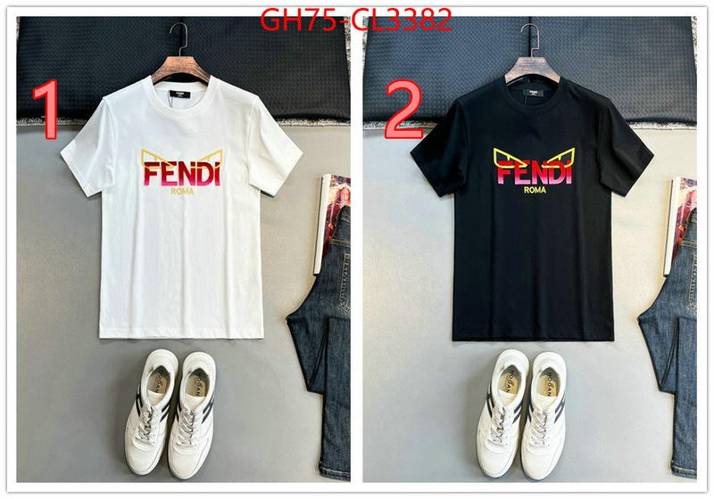 Clothing-Fendi replica aaaaa designer ID: CL3382 $: 75USD