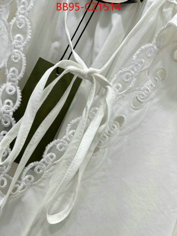 Clothing-Gucci 7 star quality designer replica ID: CZ1514 $: 95USD