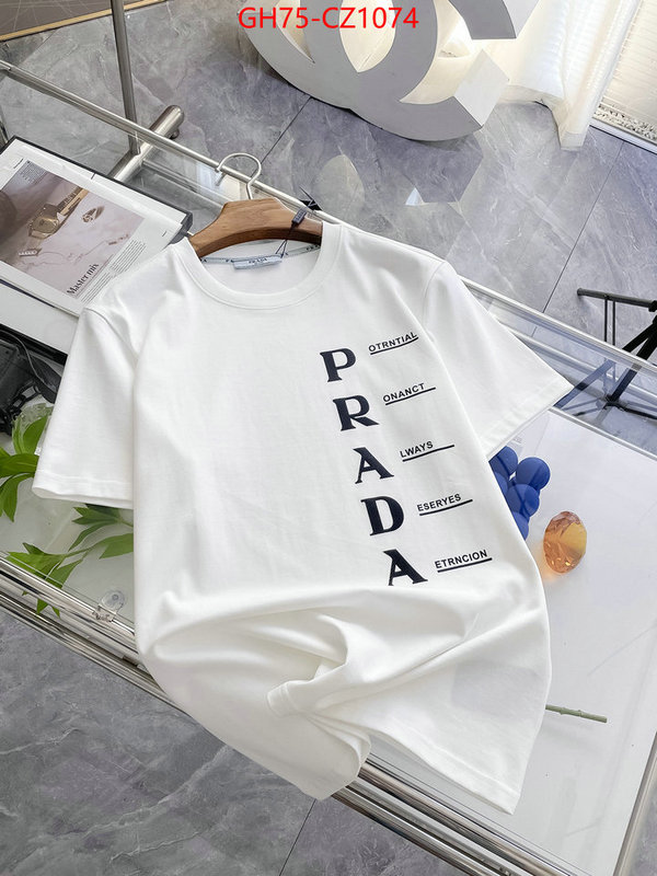 Clothing-Prada how to start selling replica ID: CZ1074 $: 75USD