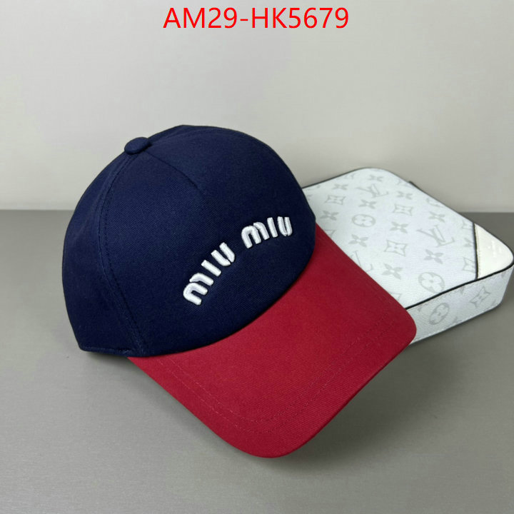 Cap(Hat)-Miu Miu highest quality replica ID: HK5679 $: 29USD