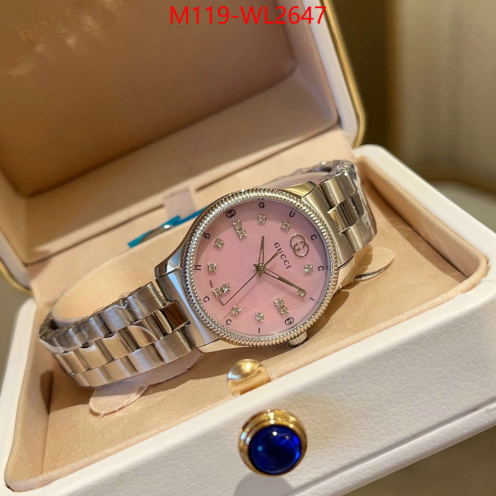 Watch(4A)-Gucci fake high quality ID: WL2647 $: 119USD