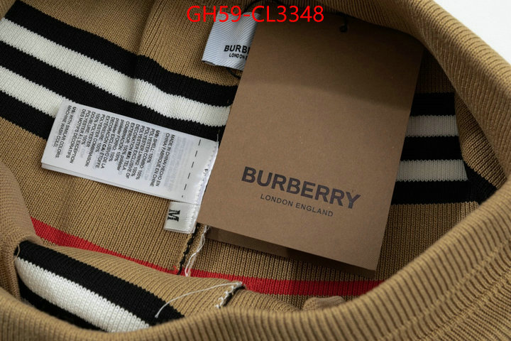 Clothing-Burberry the top ultimate knockoff ID: CL3348 $: 59USD