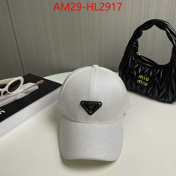 Cap (Hat)-Prada high quality replica designer ID: HL2917 $: 29USD