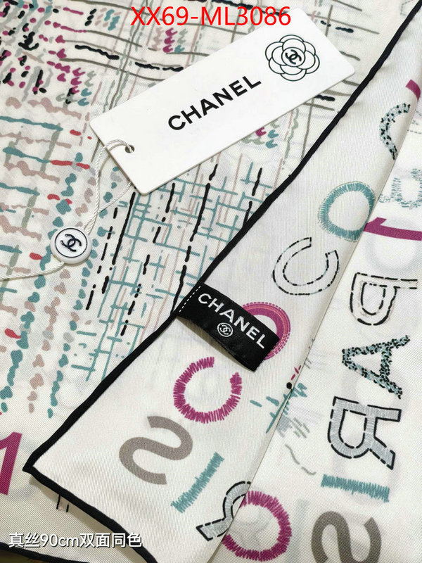 Scarf-Chanel how to buy replcia ID: ML3086 $: 69USD