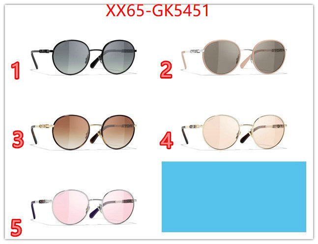 Glasses-Chanel fake designer ID: GK5451 $: 65USD