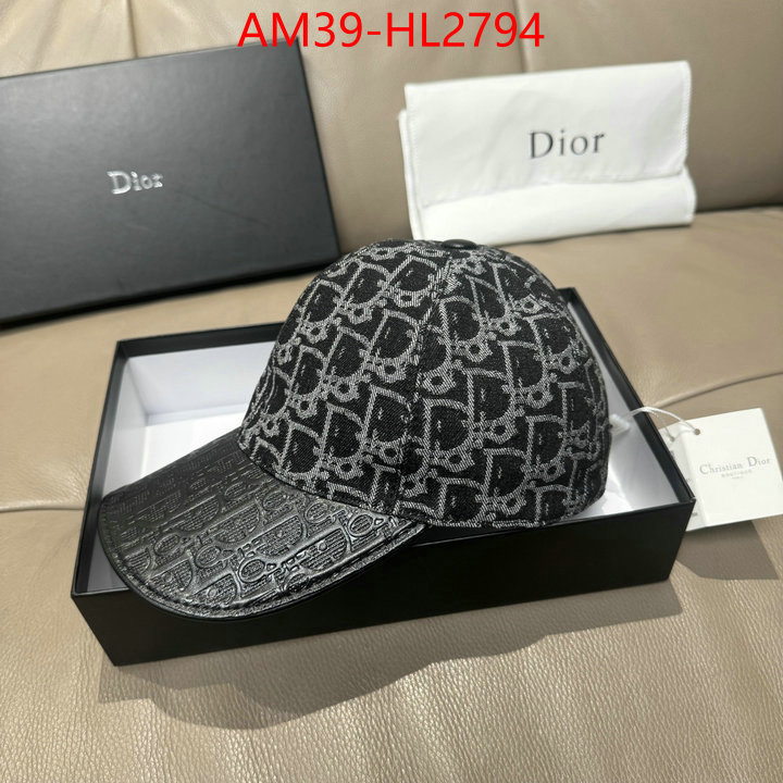 Cap (Hat)-Dior best fake ID: HL2794 $: 39USD