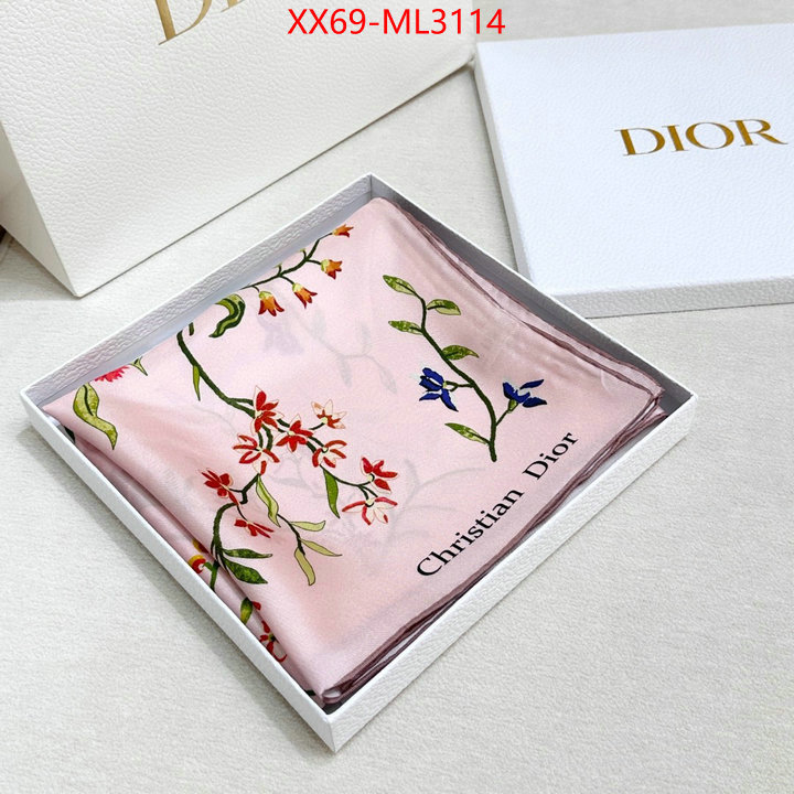 Scarf-Dior 2024 aaaaa replica customize ID: ML3114 $: 69USD