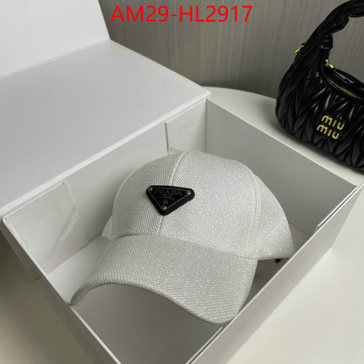 Cap (Hat)-Prada high quality replica designer ID: HL2917 $: 29USD