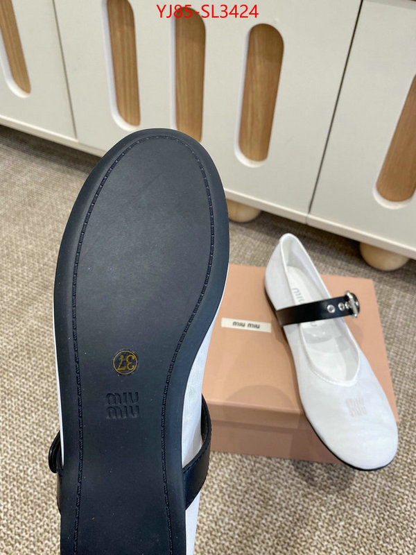 Women Shoes-Miu Miu buy high-quality fake ID: SL3424 $: 85USD