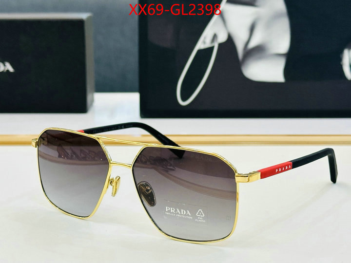 Glasses-Prada luxury fake ID: GL2398 $: 69USD