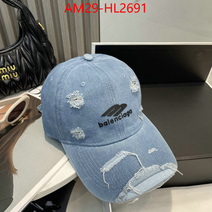 Cap(Hat)-Balenciaga styles & where to buy ID: HL2691 $: 29USD