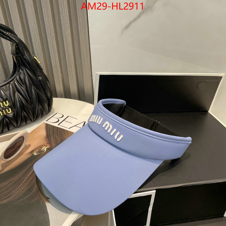 Cap(Hat)-Miu Miu buy cheap replica ID: HL2911 $: 29USD