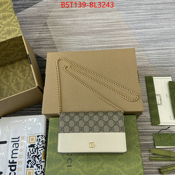 Gucci Bags(TOP)-Crossbody- luxury fake ID: BL3243 $: 139USD,