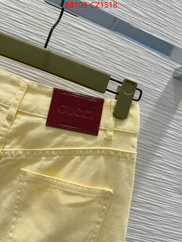 Clothing-Gucci 2024 luxury replicas ID: CZ1518 $: 109USD
