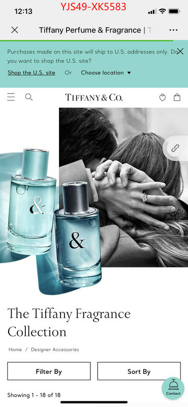 Perfume-Tiffany where to buy the best replica ID: XK5583 $: 49USD