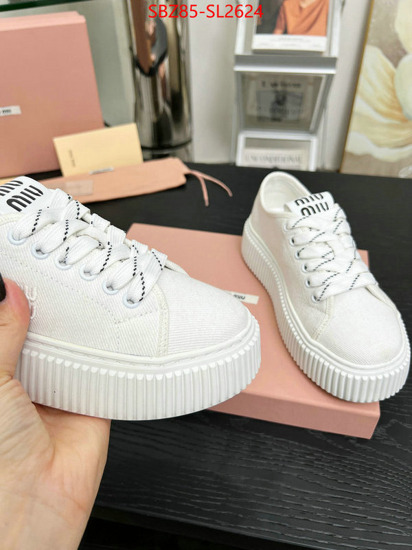 Women Shoes-Miu Miu designer 1:1 replica ID: SL2624 $: 85USD