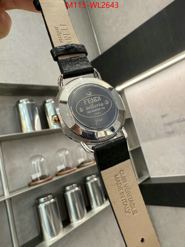 Watch(4A)-Fendi for sale online ID: WL2643 $: 115USD