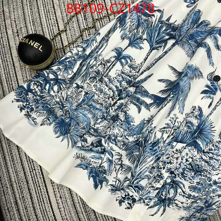 Clothing-Dior replica aaaaa designer ID: CZ1478 $: 109USD