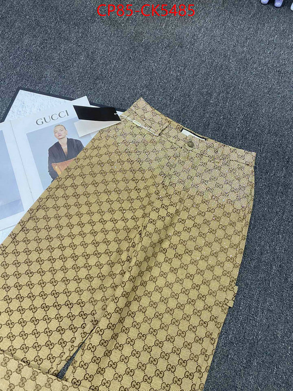 Clothing-Gucci online sales ID: CK5485 $: 85USD
