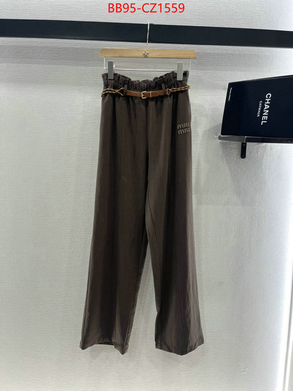 Clothing-MIU MIU store ID: CZ1559 $: 95USD
