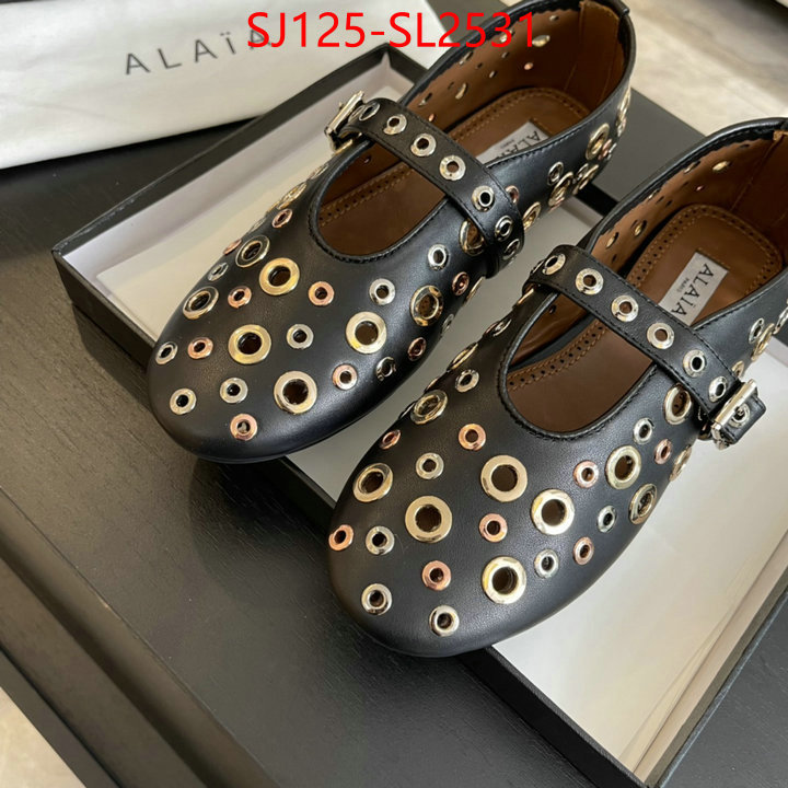 Women Shoes-ALAIA fake aaaaa ID: SL2531 $: 125USD