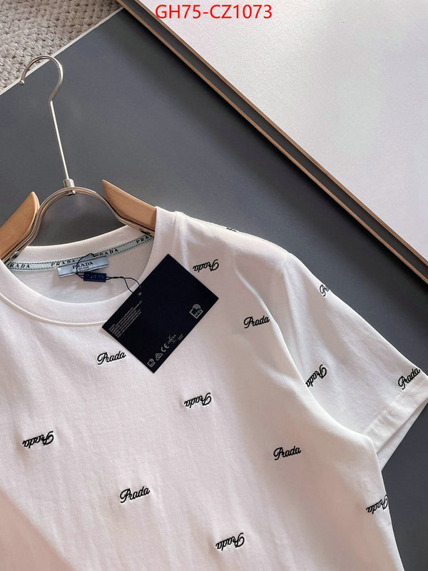 Clothing-Prada what's the best place to buy replica ID: CZ1073 $: 75USD