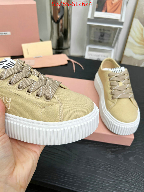 Women Shoes-Miu Miu designer 1:1 replica ID: SL2624 $: 85USD