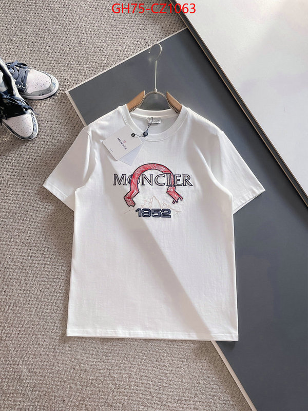 Clothing-Moncler how to buy replcia ID: CZ1063 $: 75USD