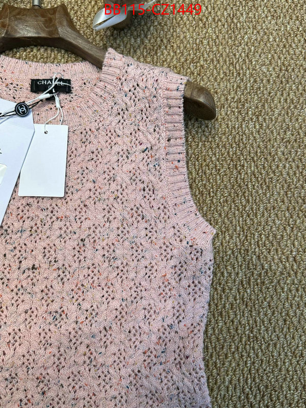 Clothing-Chanel high ID: CZ1449 $: 115USD