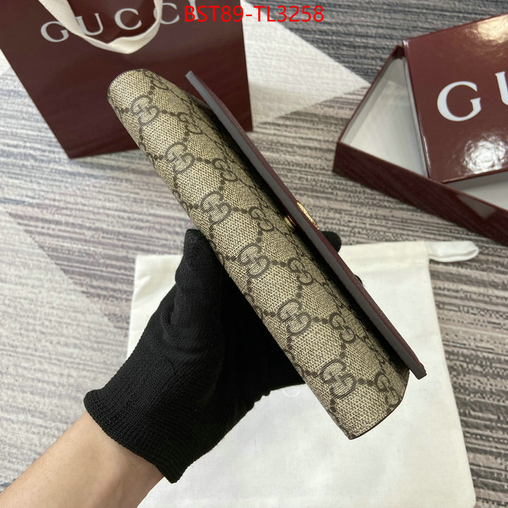 Gucci Bags(TOP)-Wallet- highest quality replica ID: TL3258 $: 89USD,