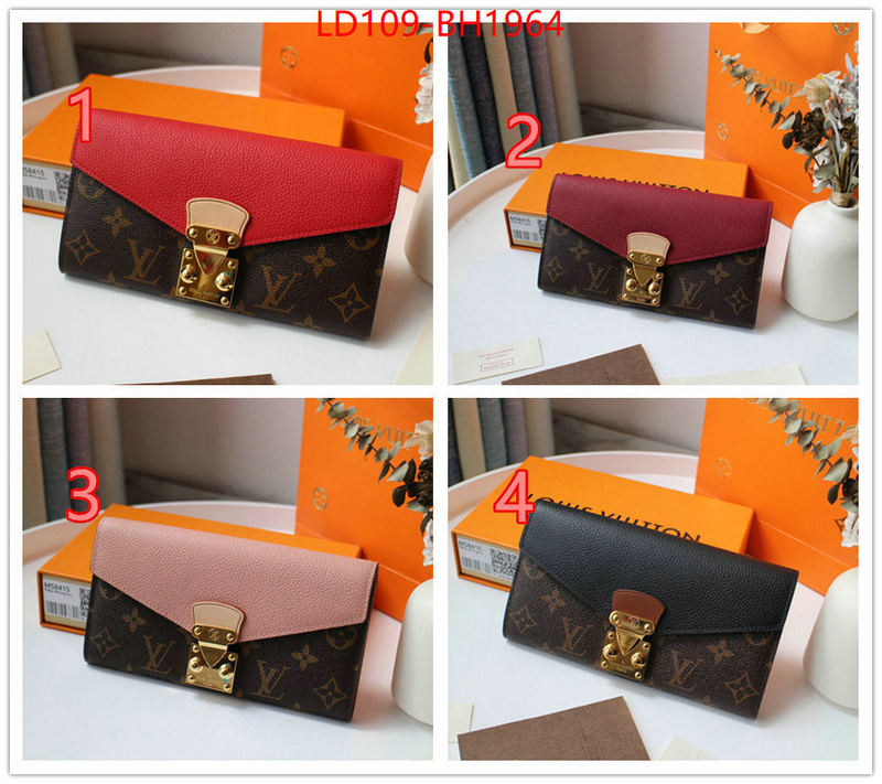 LV Bags(TOP)-Wallet the top ultimate knockoff ID: BH1964 $: 109USD,