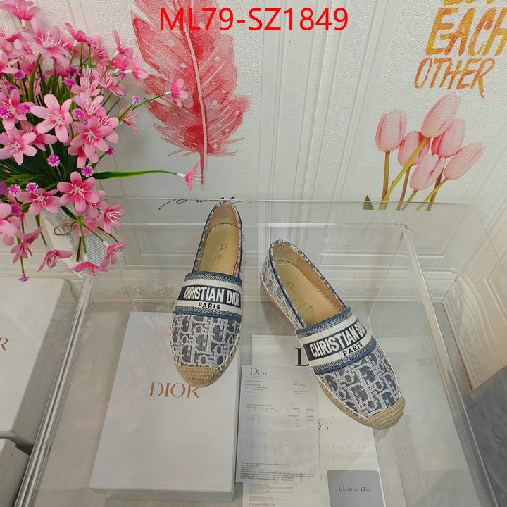 Women Shoes-Dior for sale online ID: SZ1849 $: 79USD
