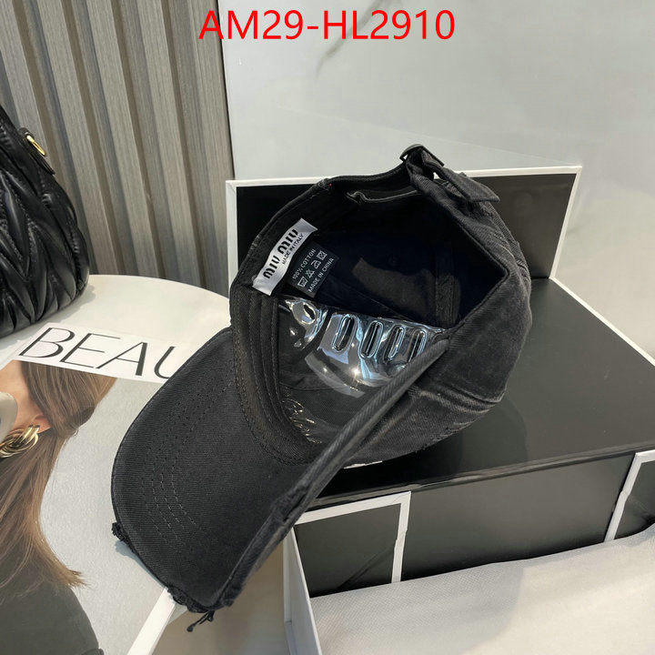Cap(Hat)-Miu Miu best website for replica ID: HL2910 $: 29USD