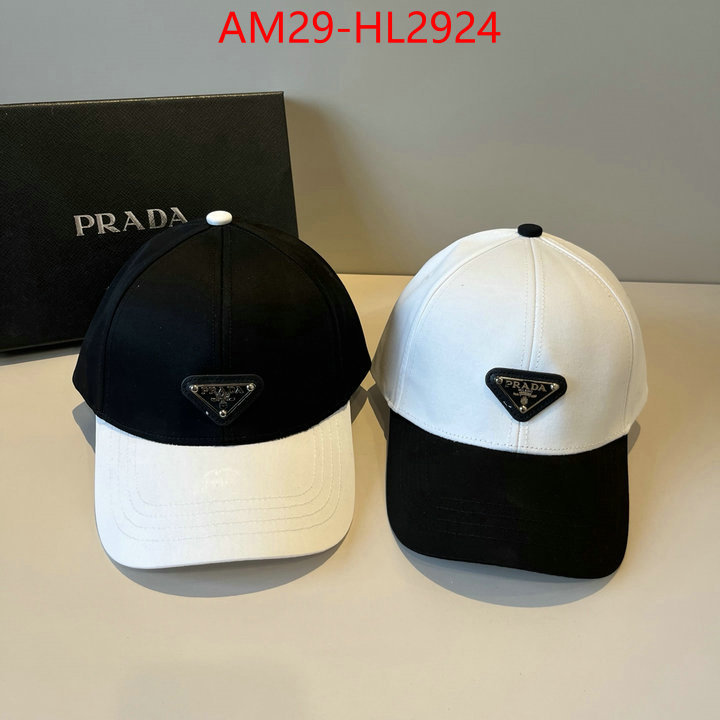 Cap (Hat)-Prada hot sale ID: HL2924 $: 29USD