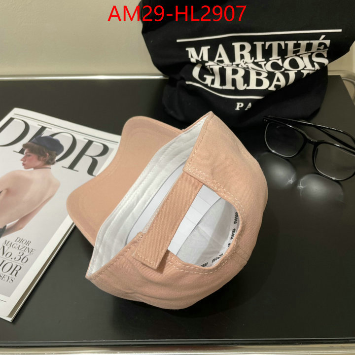 Cap(Hat)-Miu Miu how to buy replcia ID: HL2907 $: 29USD