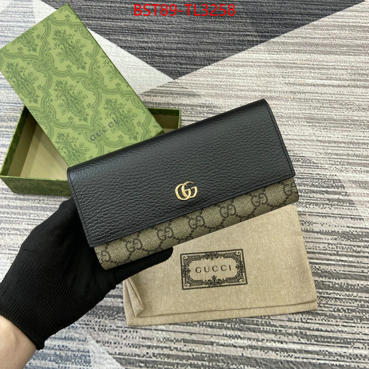 Gucci Bags(TOP)-Wallet- highest quality replica ID: TL3258 $: 89USD,