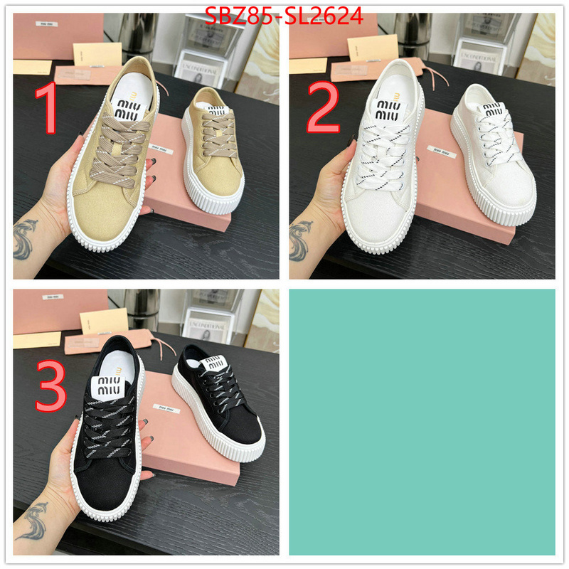 Women Shoes-Miu Miu designer 1:1 replica ID: SL2624 $: 85USD