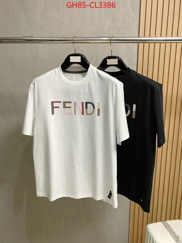 Clothing-Fendi designer wholesale replica ID: CL3386 $: 85USD
