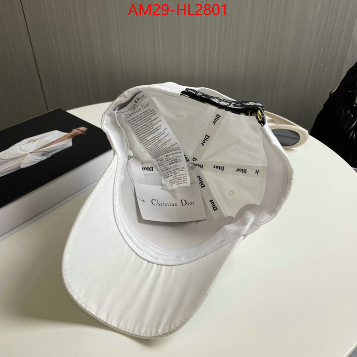 Cap (Hat)-Dior designer 7 star replica ID: HL2801 $: 29USD