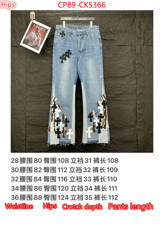 Clothing-Chrome Hearts best knockoff ID: CK5366 $: 89USD