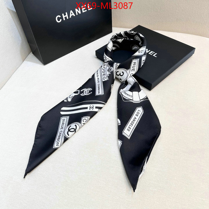 Scarf-Chanel wholesale replica shop ID: ML3087 $: 69USD