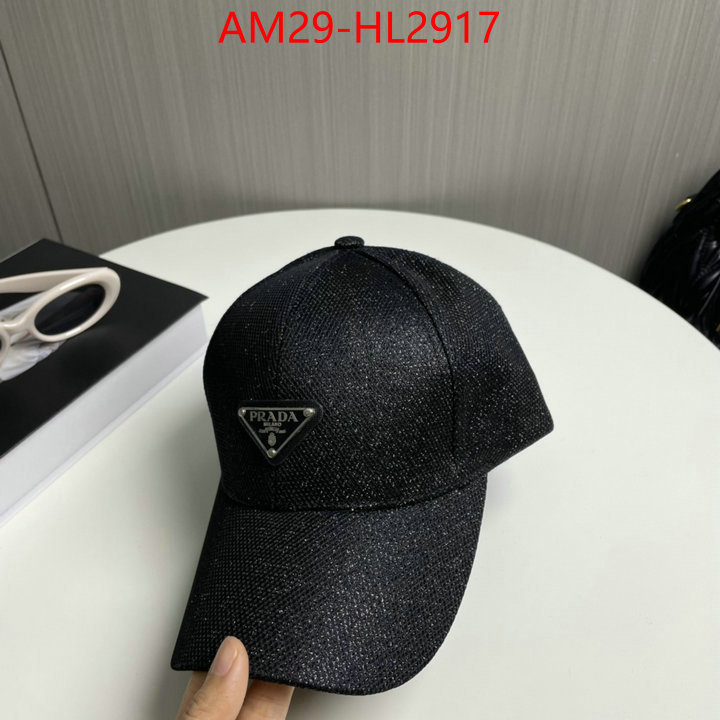 Cap (Hat)-Prada high quality replica designer ID: HL2917 $: 29USD