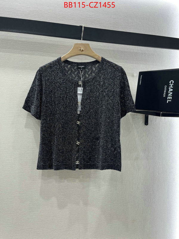 Clothing-Chanel 2024 perfect replica designer ID: CZ1455 $: 115USD